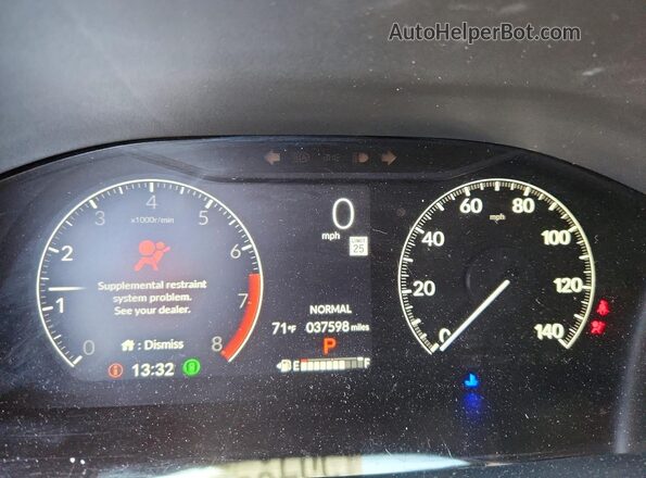 5J6RS4H73PL008591 2023 HONDA CR-V Black Vista del cuadro de instrumentos