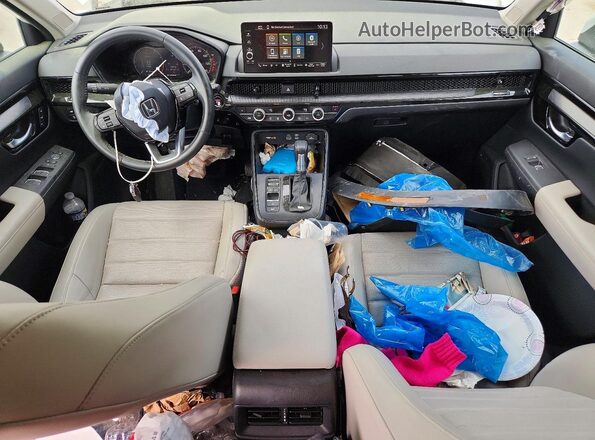 5J6RS4H75PL002730 2023 HONDA CR-V White Widok deski rozdzielczej
