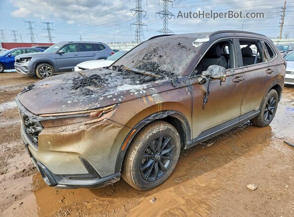 5J6RS6H55PL002074 2023 HONDA CR-V Серый Передняя левая четверть