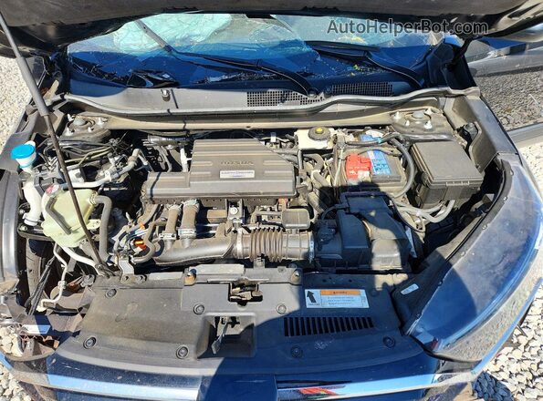 5J6RW1H25ML004867 2021 HONDA CR-V Black Vista del compartimento del motor