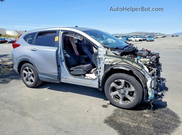 5J6RW1H53KA027809 2019 HONDA CR-V Серебряный Передняя правая четверть