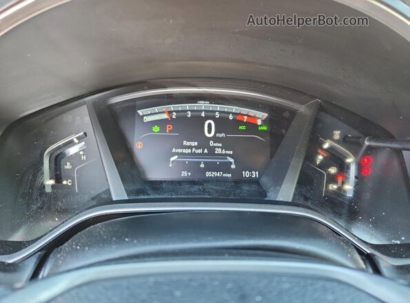 5J6RW1H5XML004860 2021 HONDA CR-V Серый Вид щитка приборов