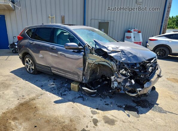 5J6RW1H81KA028757 2019 HONDA CR-V Серый Передняя правая четверть