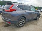 2019 Honda Cr-v Exl Gray vin: 5J6RW1H89KA028795