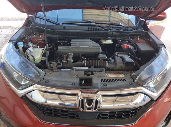 5J6RW1H8XKL005191 2019 HONDA CR-V Maroon Rear interior view