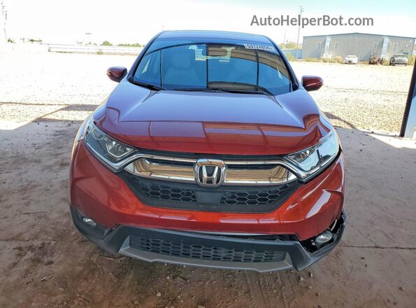 5J6RW1H8XKL005191 2019 HONDA CR-V Maroon Front view