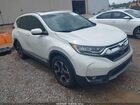 2017 Honda Cr-v Touring White vin: 5J6RW1H90HL016668