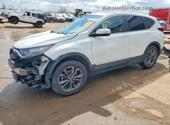 5J6RW2H50LL019419 2020 HONDA CR-V White Առջևի ձախ երեք քառորդ տեսարան