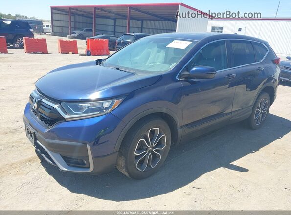 5J6RW2H51LL006002 2020 HONDA CR-V Синий Передняя левая четверть