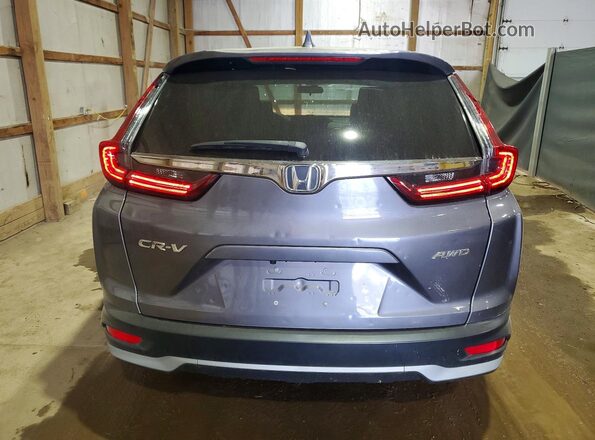 5J6RW2H52ML007547 2021 HONDA CR-V Charcoal უკანა ხედი