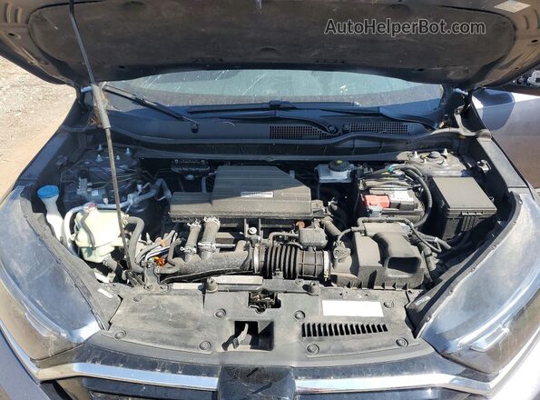 5J6RW2H52ML007547 2021 HONDA CR-V Charcoal ძრავის განყოფილების ხედი