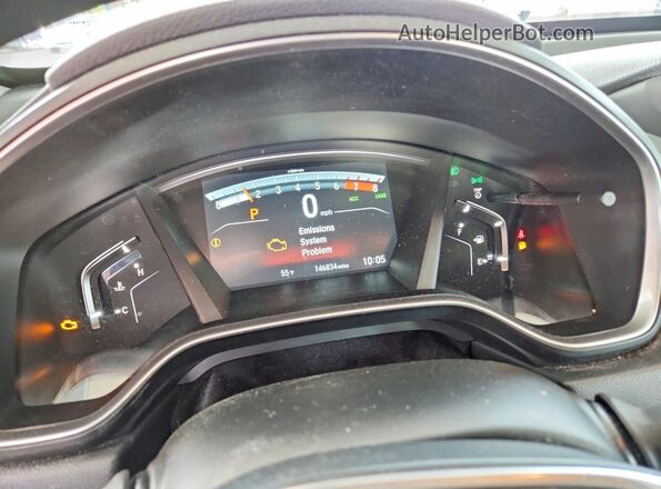 5J6RW2H57HL042297 2017 HONDA CR-V Серебряный Вид щитка приборов