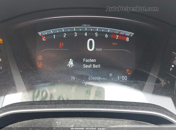 5J6RW2H59HL030166 2017 HONDA CR-V Темно-бордовый Вид задних сидений