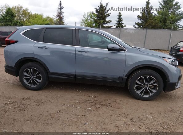 5J6RW2H59LL004496 2020 HONDA CR-V Light Blue Вид задней части салона