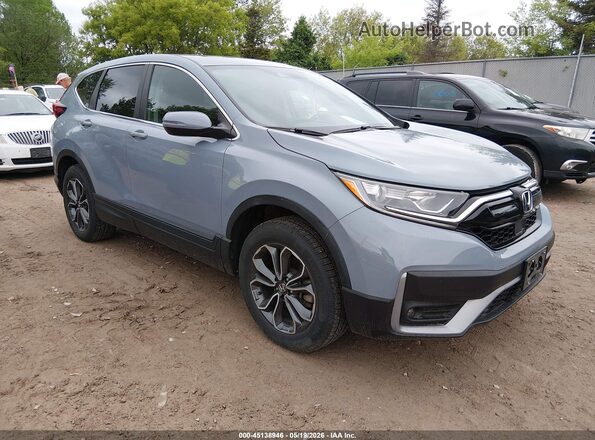 5J6RW2H59LL004496 2020 HONDA CR-V Light Blue Передняя правая четверть