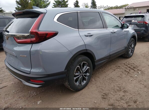 5J6RW2H59LL004496 2020 HONDA CR-V Light Blue Задняя правая четверть