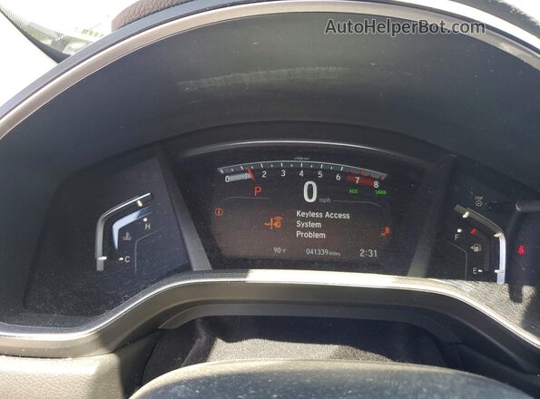 5J6RW2H5XML002211 2021 HONDA CR-V Gray Սարքավորումների վահանակի տեսք