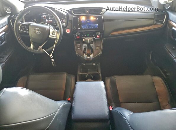 5J6RW2H81LL002302 2020 HONDA CR-V Серебряный Вид панели приборов