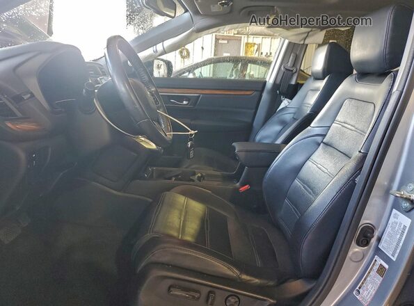 5J6RW2H81LL002302 2020 HONDA CR-V Серебряный Вид салона спереди