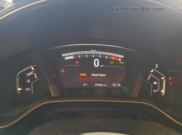 5J6RW2H81LL002302 2020 HONDA CR-V Серебряный Вид щитка приборов
