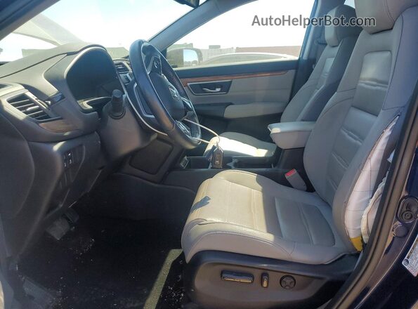 5J6RW2H82LL003488 2020 HONDA CR-V Синий Вид салона спереди