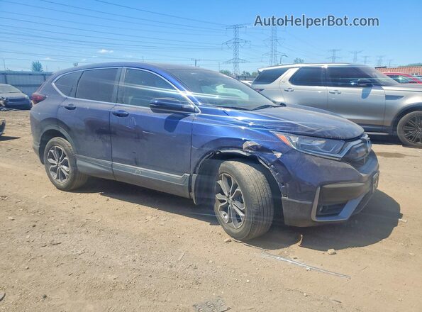 5J6RW2H82LL003488 2020 HONDA CR-V Синий Передняя правая четверть