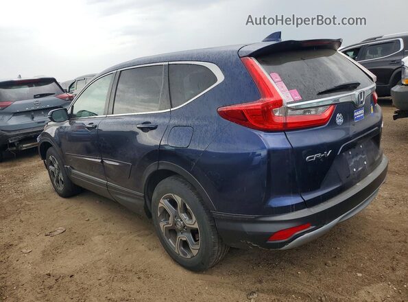5J6RW2H83JL014156 2018 HONDA CR-V Blue Задня ліва чверть