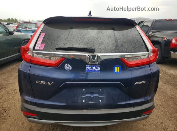 5J6RW2H83JL014156 2018 HONDA CR-V Blue Вид ззаду