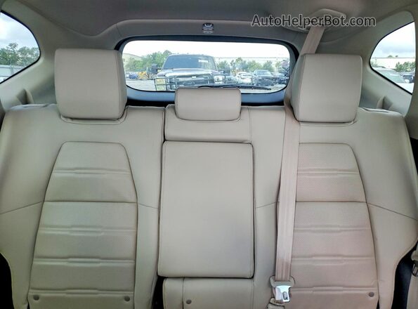 5J6RW2H83LL034300 2020 HONDA CR-V White უკანა სავარძლების ხედი