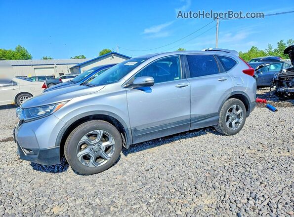 5J6RW2H84KL016449 2019 HONDA CR-V Серебряный Передняя левая четверть