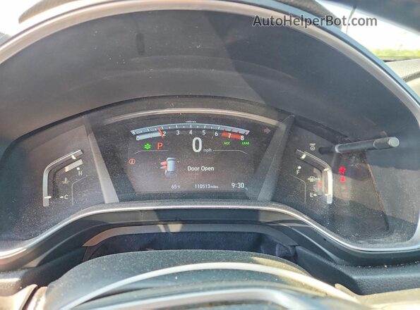 5J6RW2H84KL016449 2019 HONDA CR-V Серебряный Вид щитка приборов