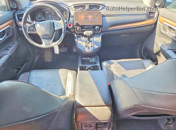 5J6RW2H84KL016449 2019 HONDA CR-V Серебряный Вид панели приборов