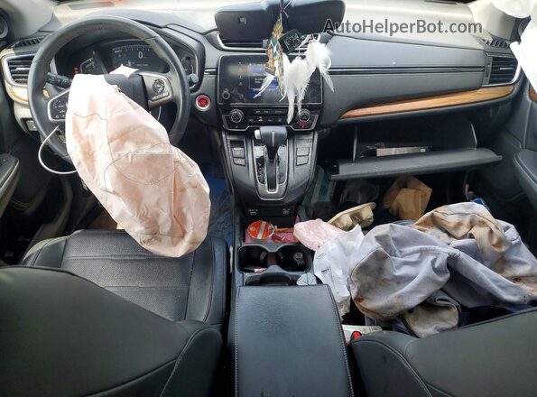 5J6RW2H84MA003635 2021 HONDA CR-V Синий Вид панели приборов