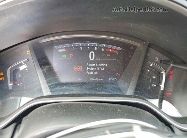 5J6RW2H84MA003635 2021 HONDA CR-V Синий Вид щитка приборов
