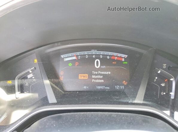 5J6RW2H86LL035277 2020 HONDA CR-V White Vista del cuadro de instrumentos