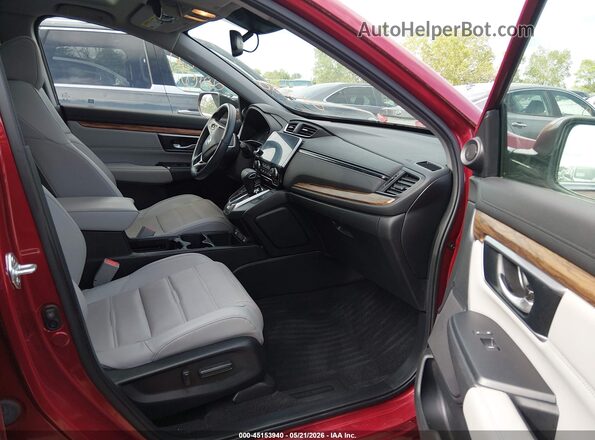 5J6RW2H86ML023650 2021 HONDA CR-V Красный Вид салона спереди