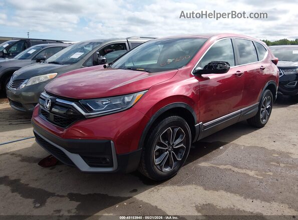 5J6RW2H86ML023650 2021 HONDA CR-V Красный Передняя левая четверть
