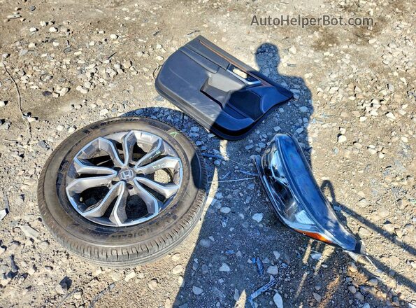 5J6RW2H87ML001530 2021 HONDA CR-V Gray Widok naklejki z numerem VIN