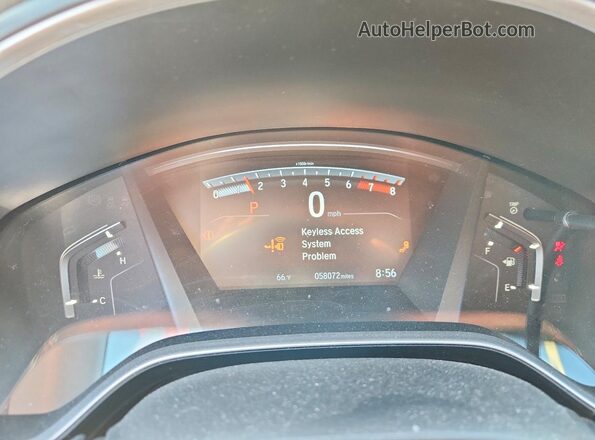 5J6RW2H87ML001530 2021 HONDA CR-V Gray Widok zestawu wskaźników