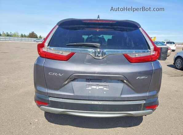 5J6RW2H8XJL004739 2018 HONDA CR-V Серый Вид сзади
