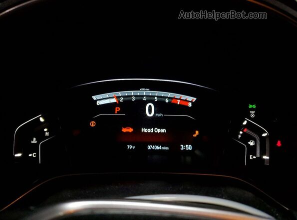 5J6RW2H8XML020072 2021 HONDA CR-V White Widok zestawu wskaźników