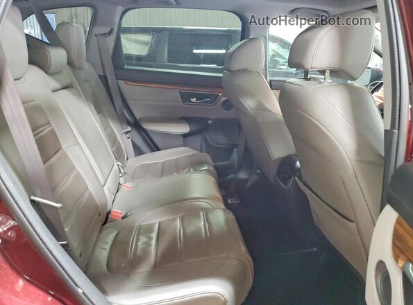5J6RW2H92JL033600 2018 HONDA CR-V Темно-бордовый Вид задних сидений
