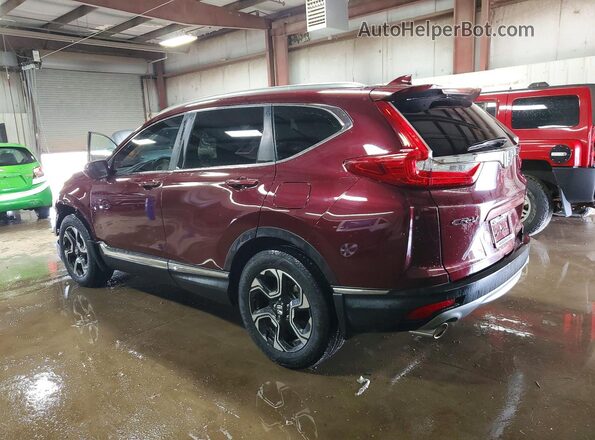 5J6RW2H92JL033600 2018 HONDA CR-V Темно-бордовый Задняя левая четверть