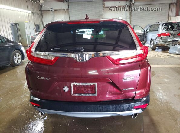 5J6RW2H92JL033600 2018 HONDA CR-V Темно-бордовый Вид сзади