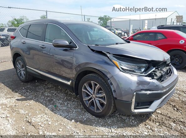 5J6RW2H9XLL021696 2020 HONDA CR-V Серый Передняя правая четверть