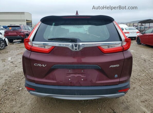 5J6RW6H32JL002477 2018 HONDA CR-V Red Vista trasera