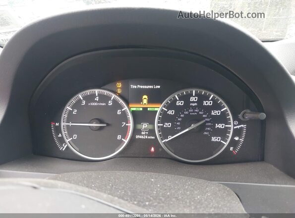 5J8TB4H72GL011804 2016 ACURA RDX Черный Вид задних сидений