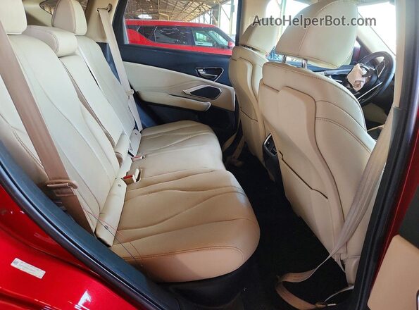 5J8TC1H32LL010171 2020 ACURA RDX Red Vista interior trasera