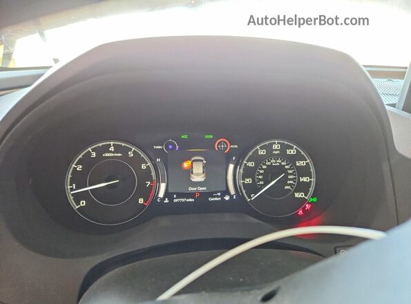 5J8TC1H32LL010171 2020 ACURA RDX Red Vista del cuadro de instrumentos