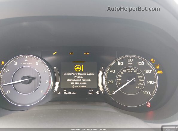 5J8TC1H39KL011946 2019 ACURA RDX White Widok tylnych siedzeń